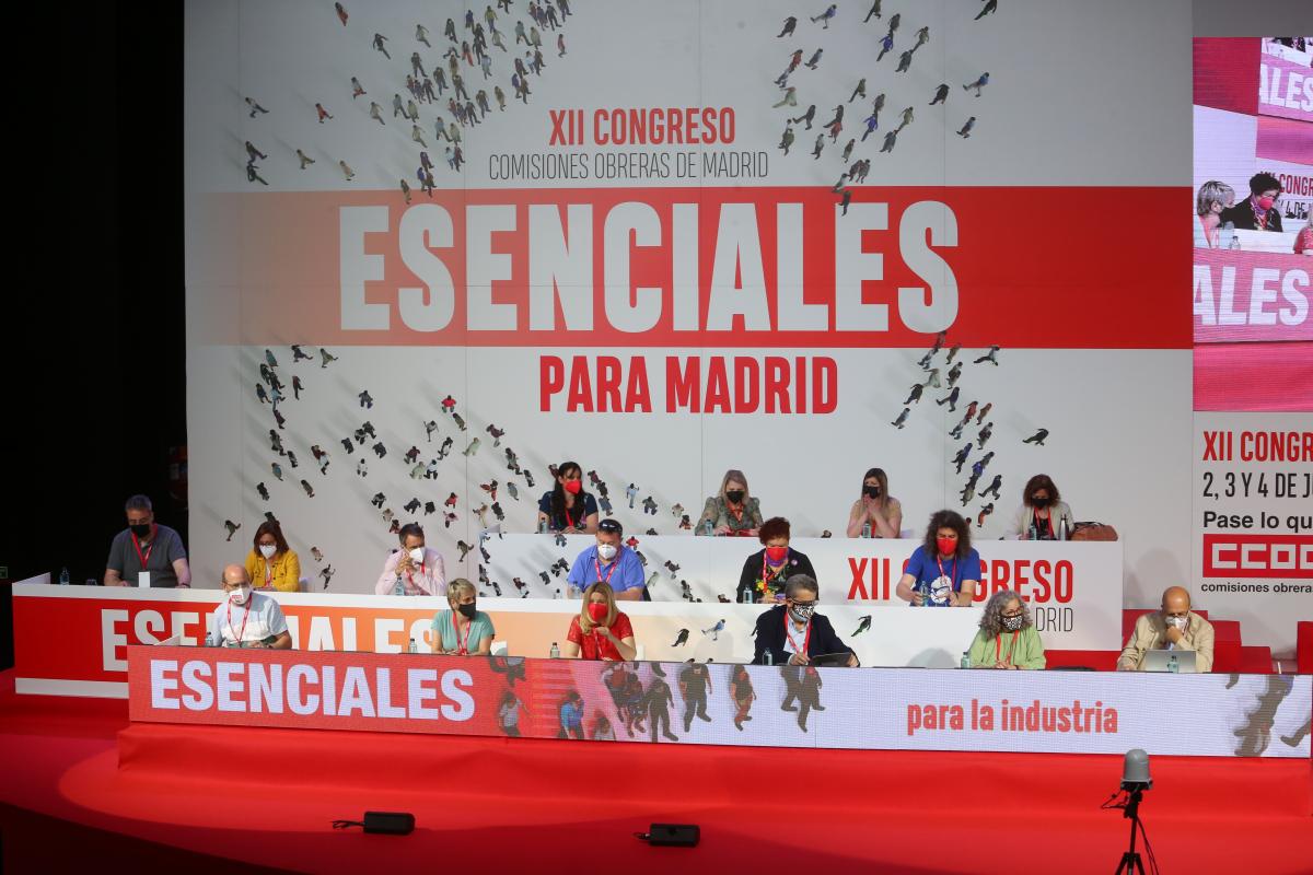 Galera fotogrfica inauguracin XII Congreso CCOO Madrid (da 2 junio maana)