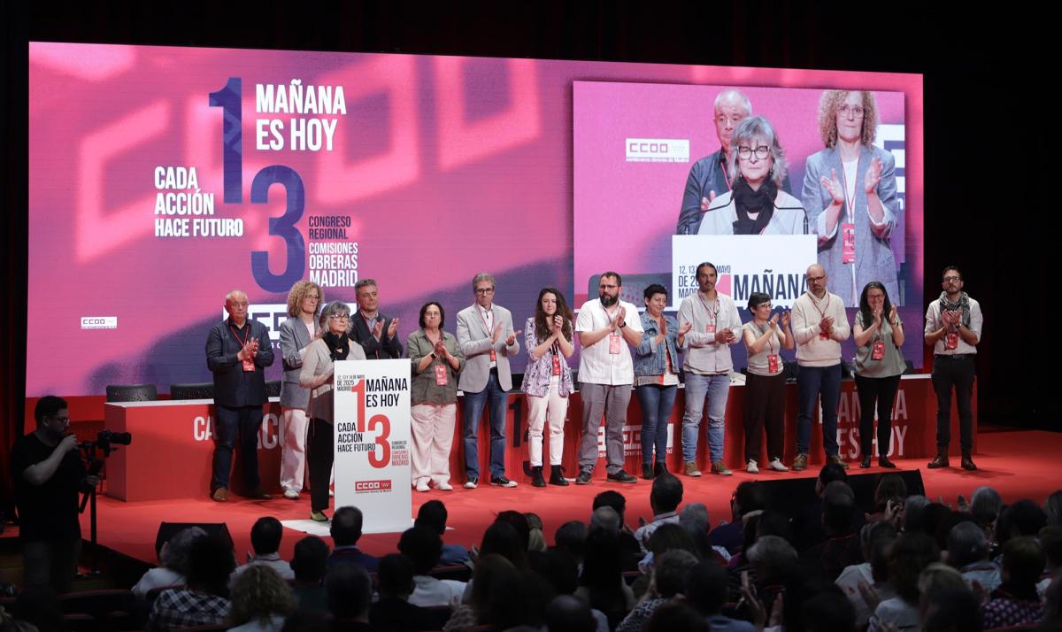 Fotogalera 13 Congreso CCOO Madrid, da 13 de mayo clausura