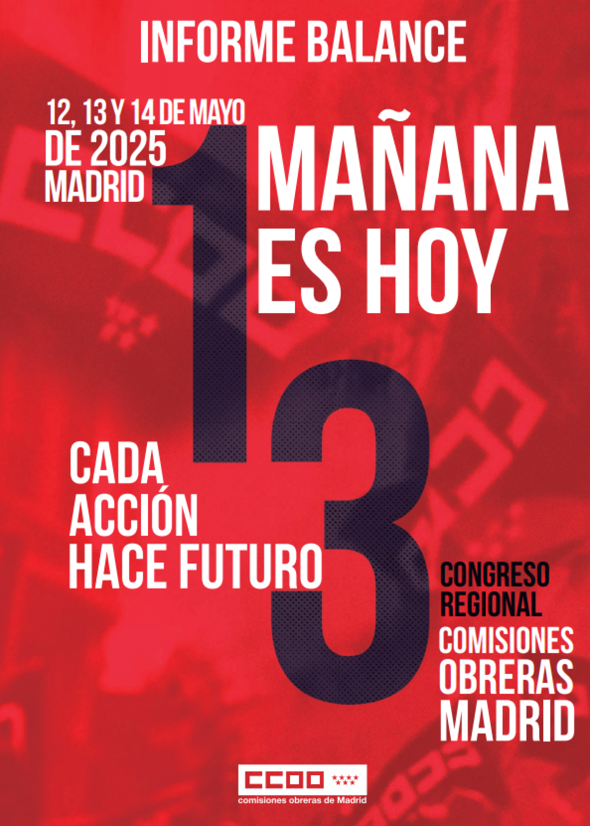 Informe Balance 13 Congreso CCOO Madrid