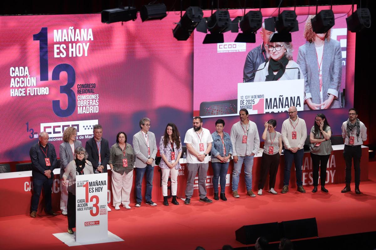 Fotogalera 13 Congreso CCOO Madrid, da 13 de mayo clausura