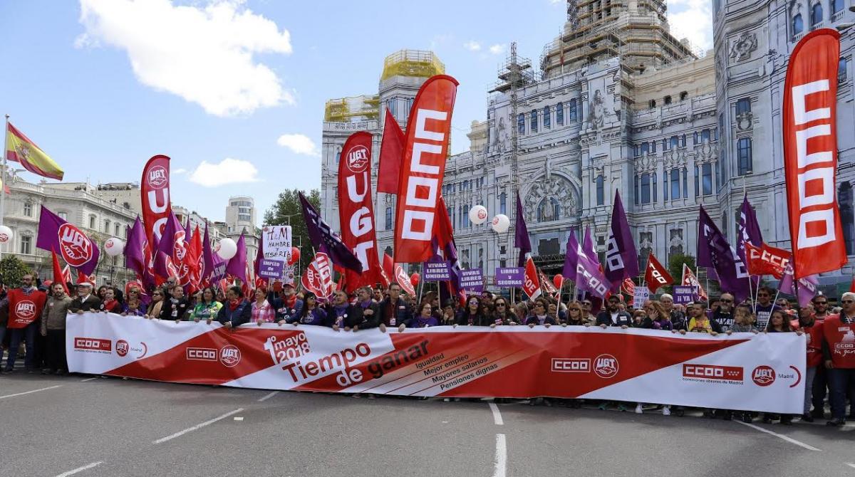 Manifestacin del 1 de Mayo en Madrid