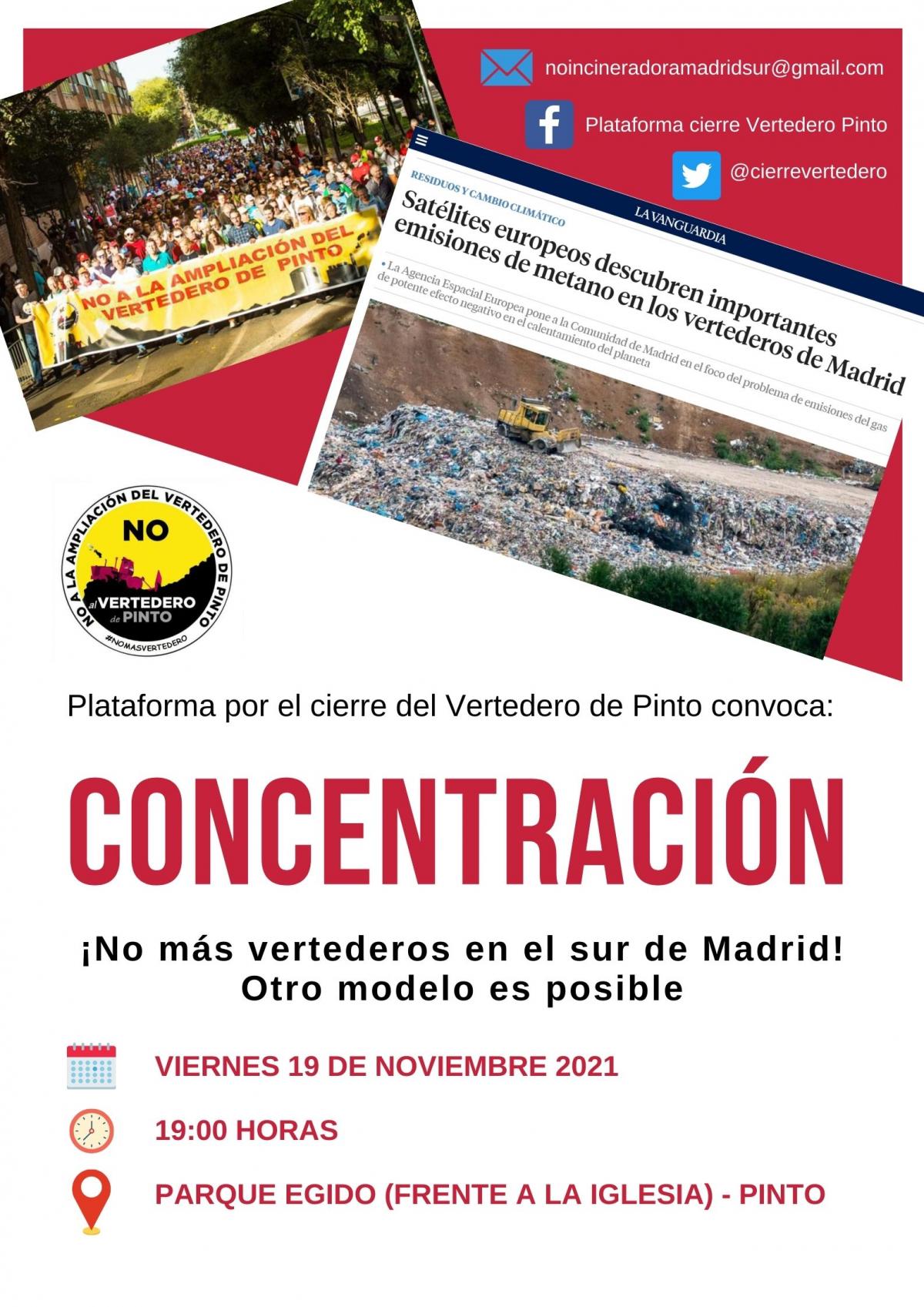 Cartel manifestacin Pinto