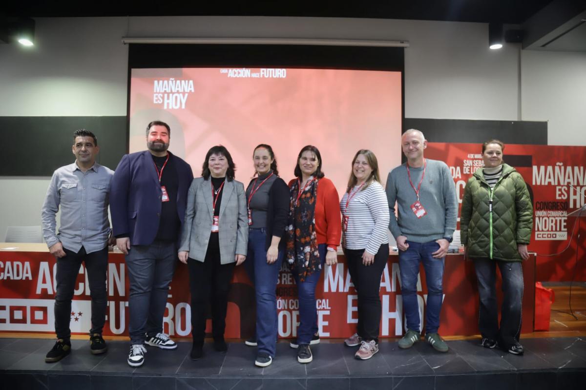 Gemma Durn reelegida secretaria general en el 5 Congreso de la Unin Comarcal Norte de CCOO Madrid