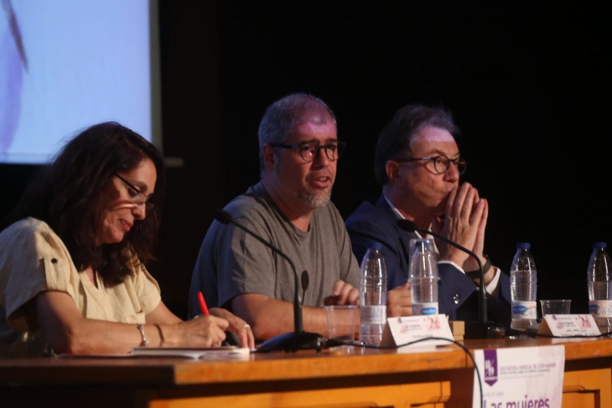 Elisa Revilla, Unai Sordo y Jaime Cedrún