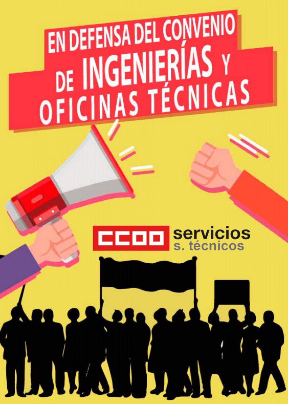 Concentracin en defensa del convenio de Ingenieras y Oficinas de Estudios Tcnicos