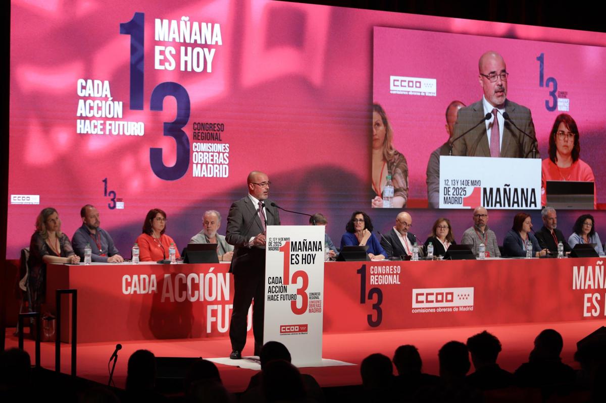 Fotogalería 13º Congreso CCOO Madrid, día 12 de mayo