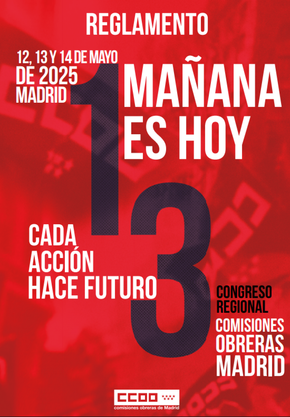 Reglamento 13 Congreso de CCOO Madrid