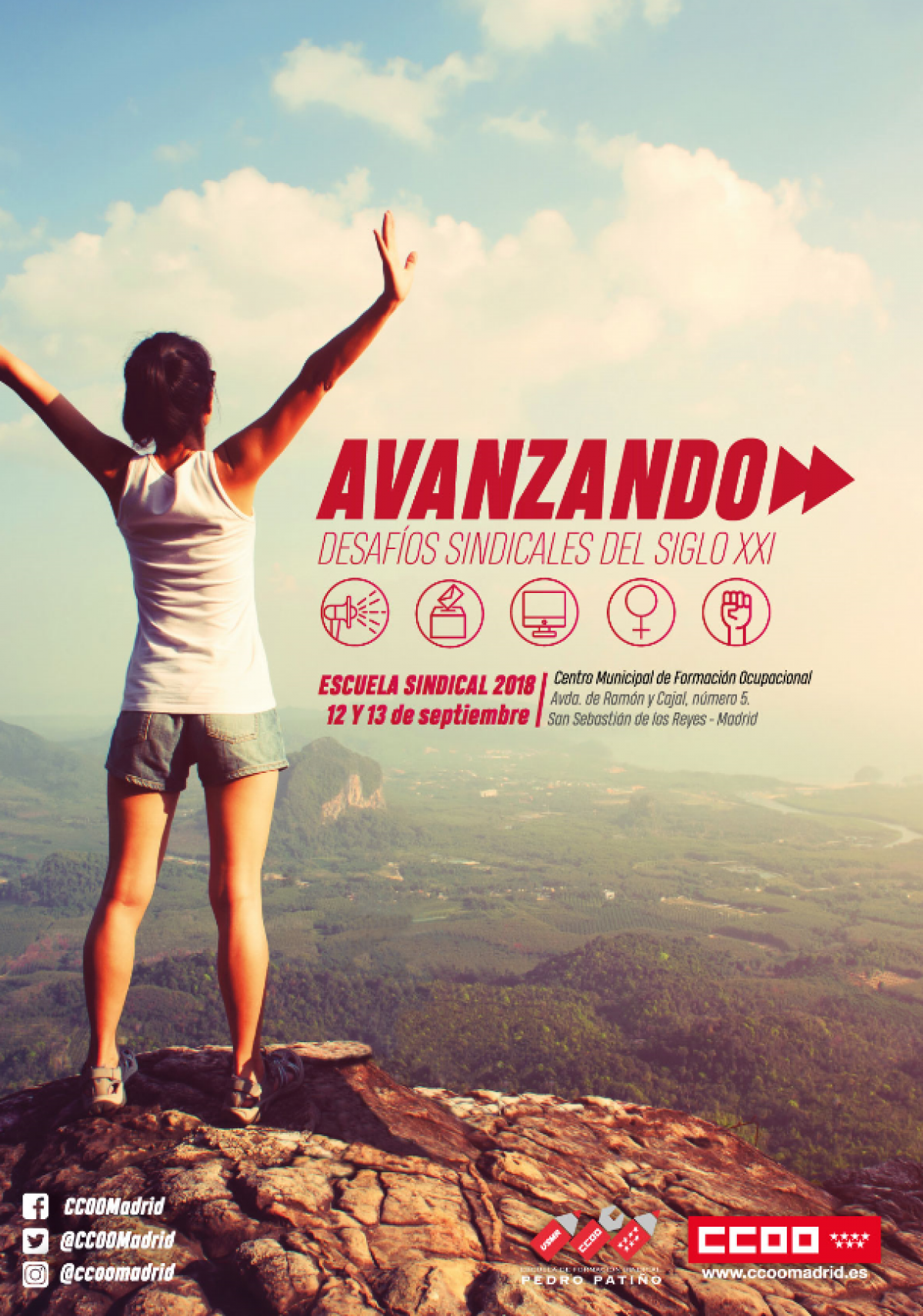 Escuela Sindical 2018 de CCOO Madrid: AVANZANDO desafíos sindicales del siglo XXI