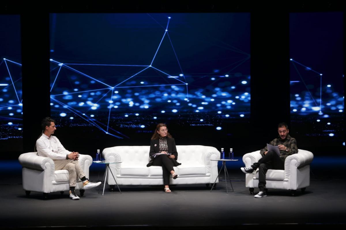 De izquierda a derecha, Alfredo Villaranca, Begoña Marugán y Raúl Cordero