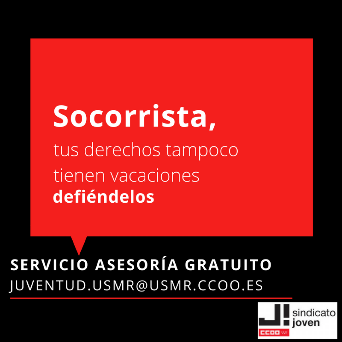 Socorrista, tus derechos tampoco tienen vacaciones: defindelos