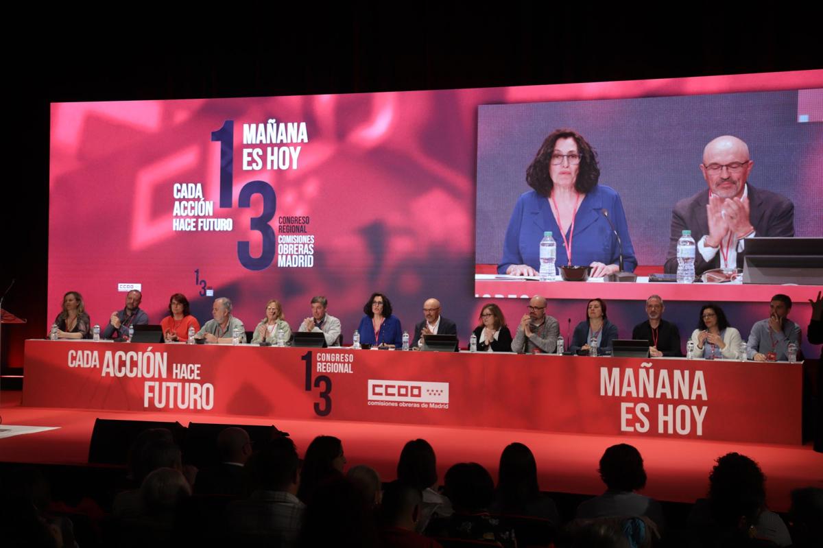 Fotogalería 13º Congreso CCOO Madrid, día 12 de mayo